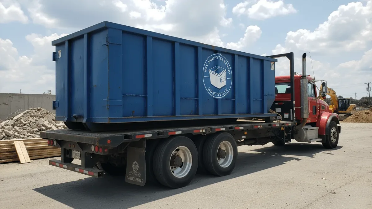 What Actually Drives Dumpster Rental Cost in Huntsville What Actually Drives Dumpster Rental Cost in Huntsville